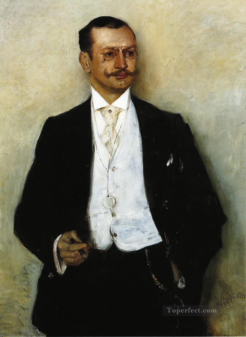 Portrait of the Painter Karl Strathmann Lovis Corinth Oil Paintings